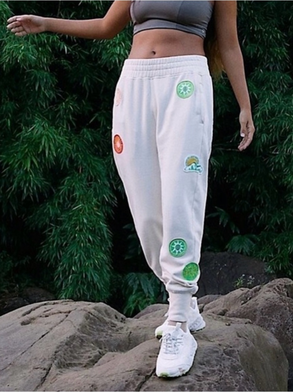 FREE PEOPLE FP Movement June
Bug Patches Jogger Off White XS cozy cabincore